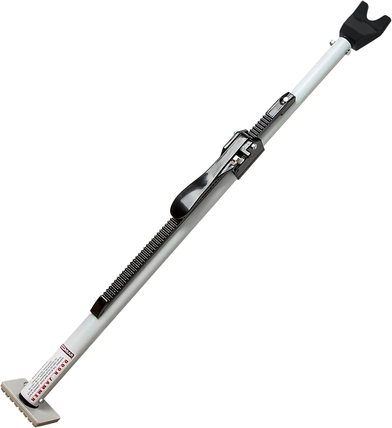 Adjustable Door Security Bar - Stylish Powder-Coated Alloy Steel for Home Safety