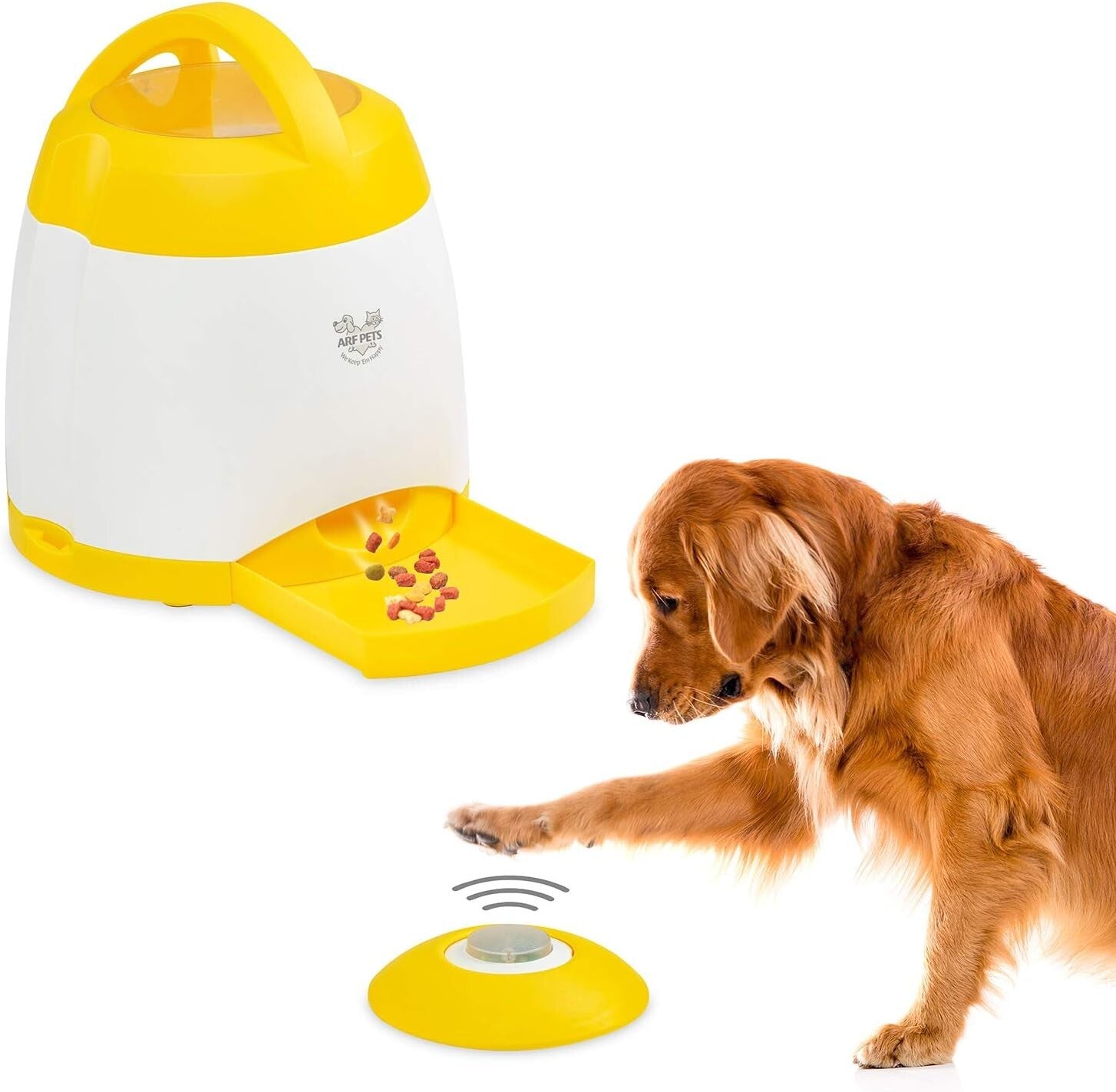 Interactive Dog Treat Dispenser with Remote - Engaging Memory Training Toy