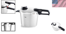 Load image into Gallery viewer, 6.3 Quart Stainless Steel Pressure Cooker with Steamer Insert &amp; Touch Control