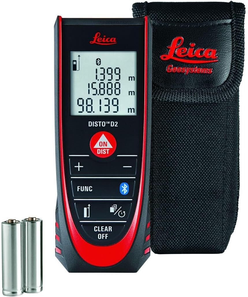 New 100m Laser Distance Measure with Bluetooth - Lightweight & Versatile Design