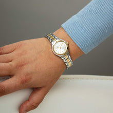 Load image into Gallery viewer, Chic Women's Gold &amp; Silver Adjustable Bracelet Watch - Japanese Quartz Precision
