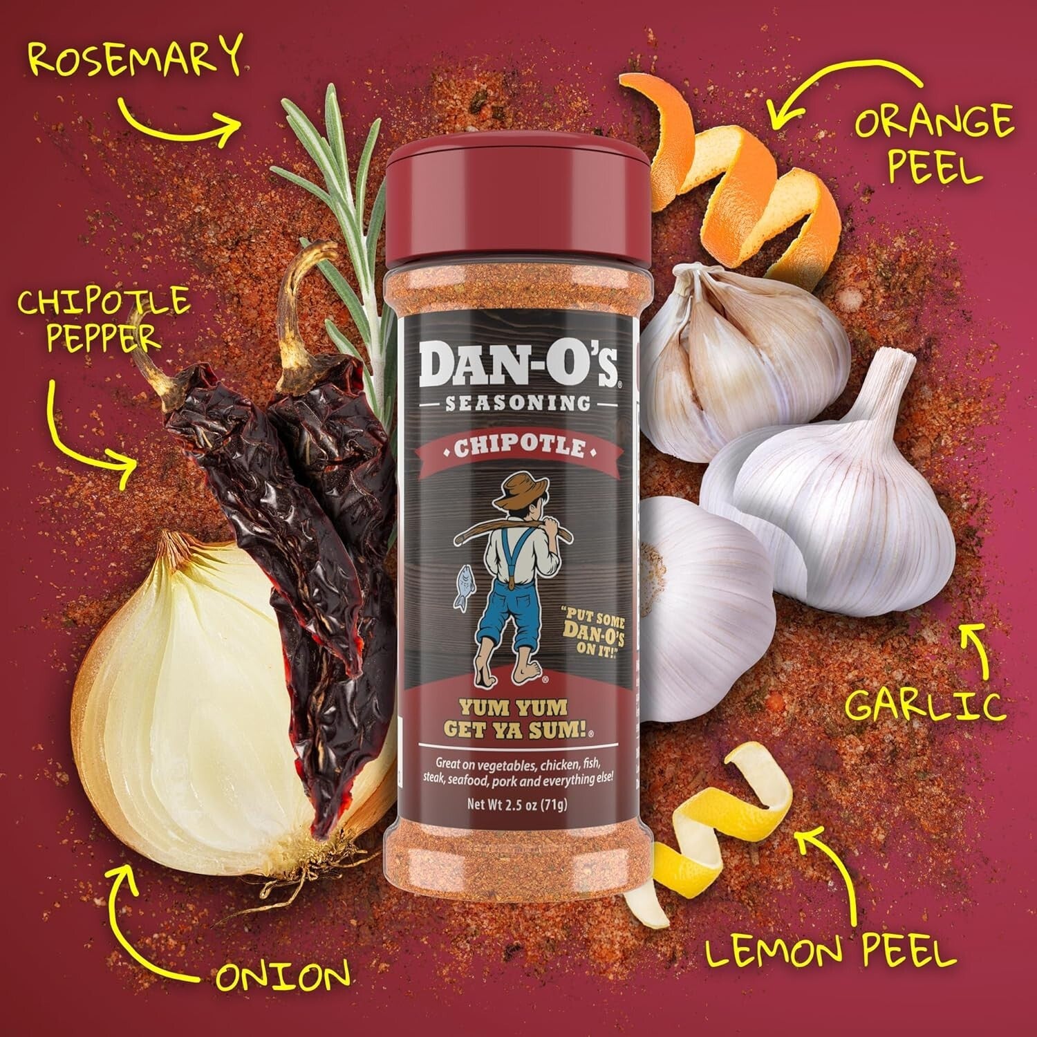 Dan-O's All-Natural Seasoning Bundle - 8 Unique Flavors for Healthy Cooking