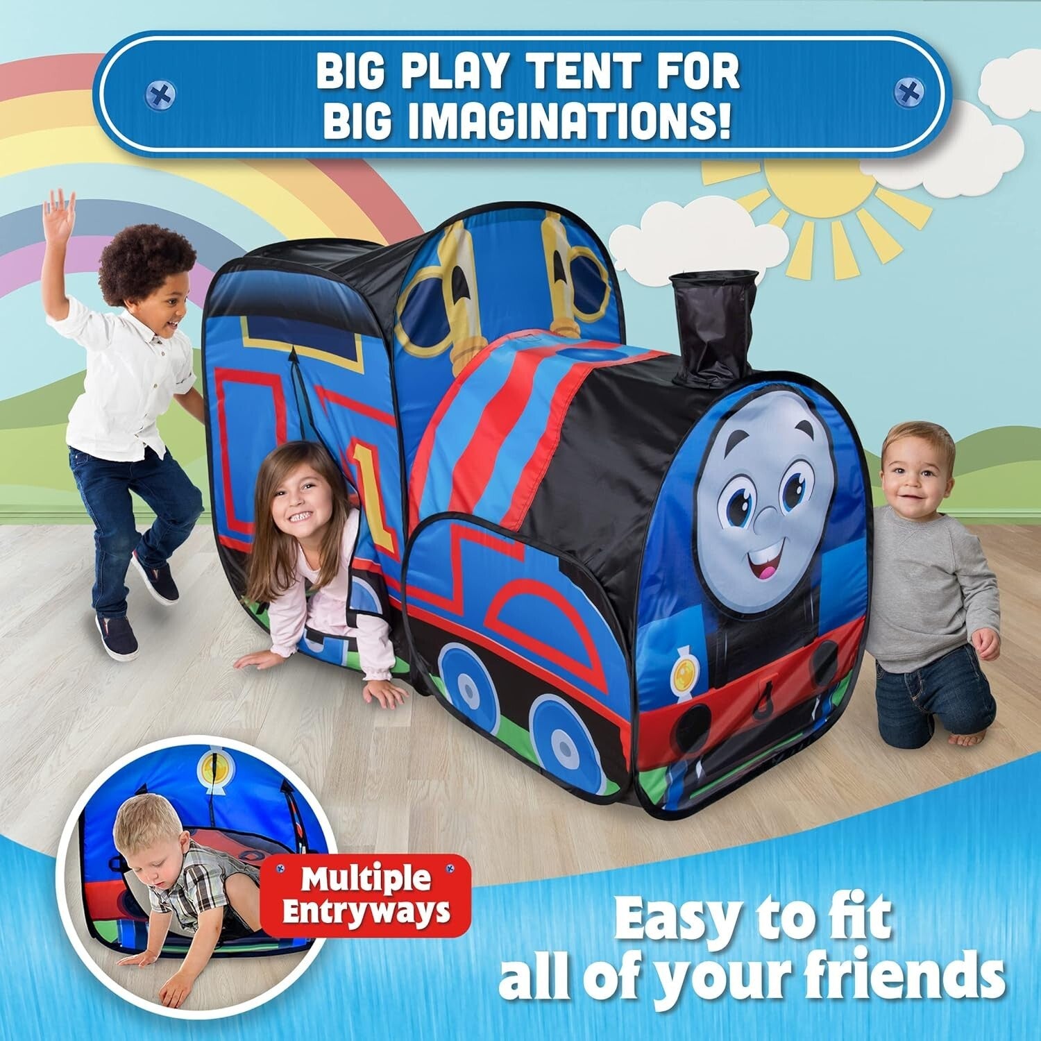 Thomas & Friends Pop-Up Play Tent for Kids – Large Fun for Imaginative Play