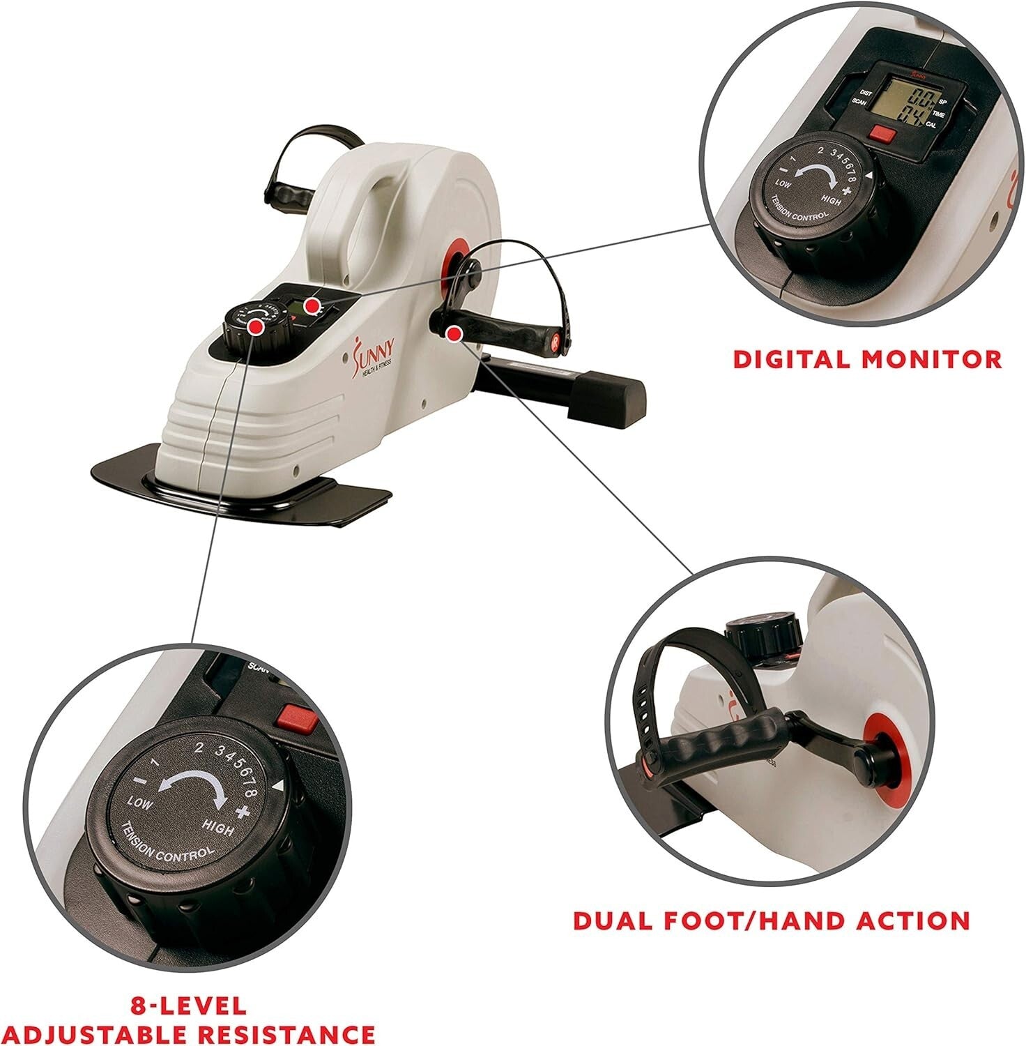 Bluetooth-Enabled Mini Bike with Magnetic Resistance - Perfect for Home Workouts