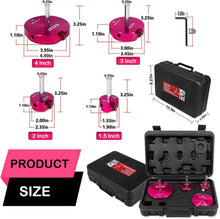 Load image into Gallery viewer, High-Strength 4-Piece Reamer Kit for 1.5-4 Inch Pipe Maintenance - Portable
