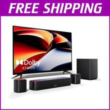 Load image into Gallery viewer, Dolby Atmos 5.1 Surround Sound Bar with Subwoofer &amp; Surround Speakers - Aura ...