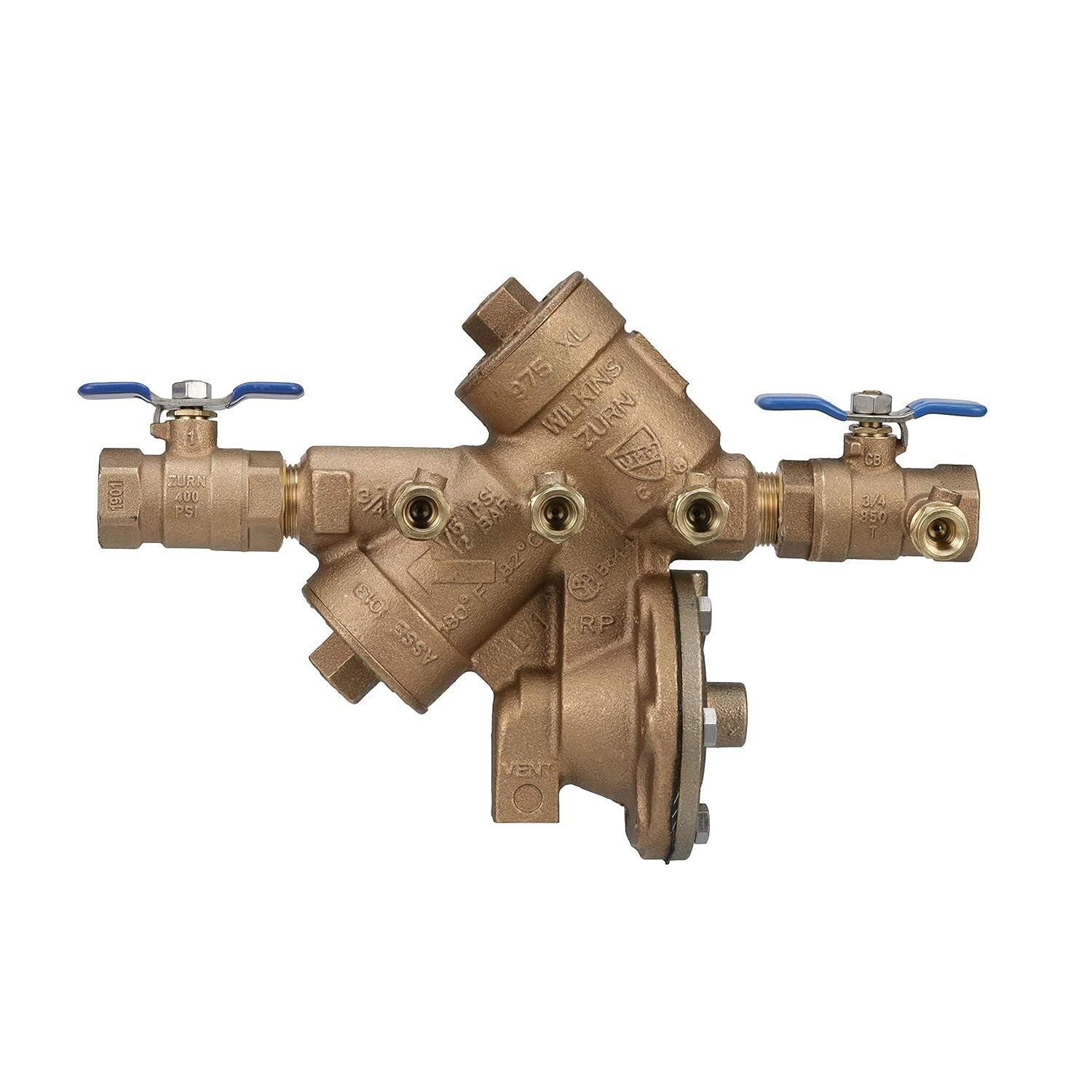 Bronze 3/4" 975XL Backflow Preventer - Reduced Pressure for Safe Irrigation