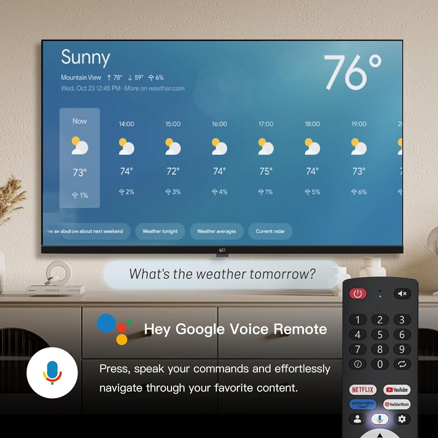 43-Inch LED Smart TV with Google Assistant & Chromecast - Immersive Viewing