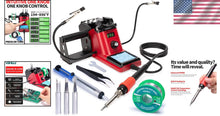 Load image into Gallery viewer, Compact 926 III Soldering Iron Kit with Helping Hands, Iron Tips &amp; Accessories