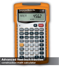 Load image into Gallery viewer, Professional Construction Math Calculator - Feet-Inch-Fraction Conversion Tool
