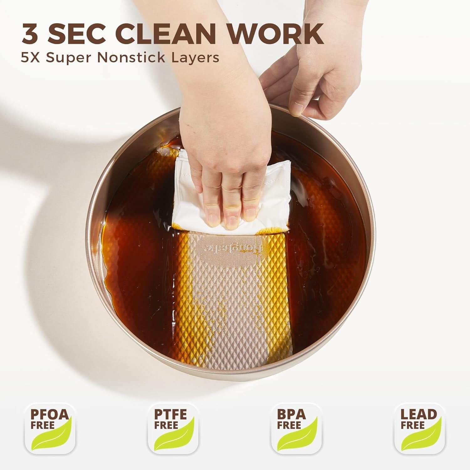 Versatile 9-Piece Baking Pan Set with Diamond Texture for Stylish Cooking