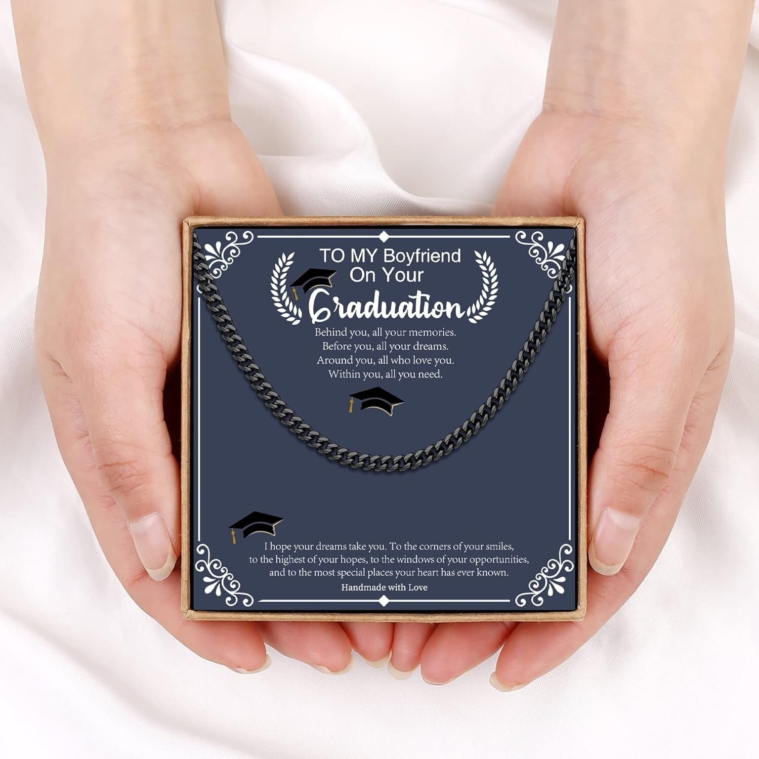 Celebrate Achievements with Chunky Cuban Link Chain - Men’s Graduation Gift