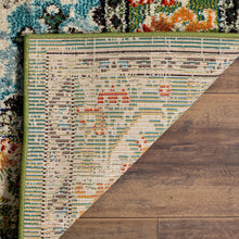 Load image into Gallery viewer, Bohemian Chic Area Rug 6'7" x 9'2" - Distressed Design, Kid &amp; Pet Friendly