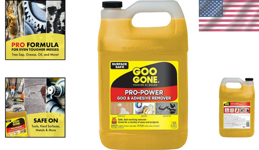 Professional Strength Adhesive Remover - 128 Oz Citrus Cleaner for Carpets