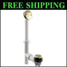 Load image into Gallery viewer, Modern 1-1/2" Bath Waste Drain Kit with Slip Joint Connections and Brass Accent