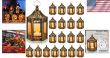Load image into Gallery viewer, Charming 20-Pc LED Mini Lanterns for Table Centerpieces - Gold Finish