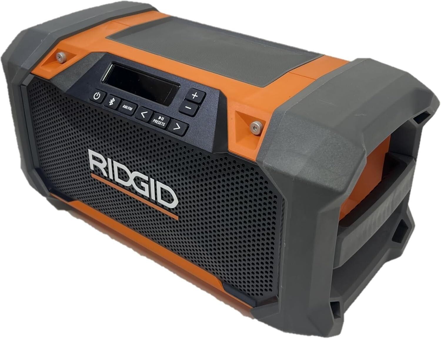 Portable Bluetooth Jobsite Radio with Dual Speakers & USB Charging Port