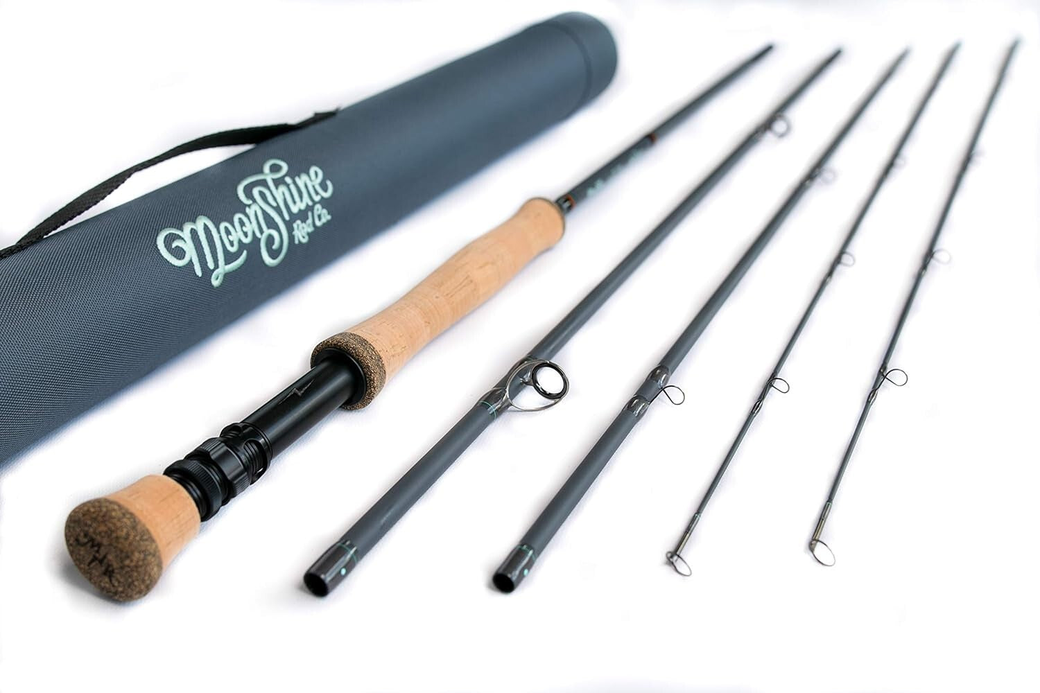 Durable 9' Moonshine Outcast Fly Rod with Portable Case - Fast Action Design