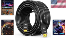 Load image into Gallery viewer, Versatile 150ft HDMI Fiber Optic Cable - Supports 4K@60Hz for Strong Connections