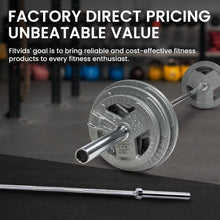Load image into Gallery viewer, 5-Foot Alloy Steel Olympic Barbell with Secure Knurled Grip - Durable &amp; Reliable