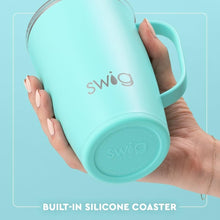 Load image into Gallery viewer, 18oz Insulated Travel Mug with Handle - Keeps Drinks Hot &amp; Cold for Hours