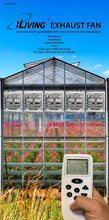 Load image into Gallery viewer, 24" Wall Mounted Exhaust Fan with Automatic Shutter &amp; Variable Speed Control