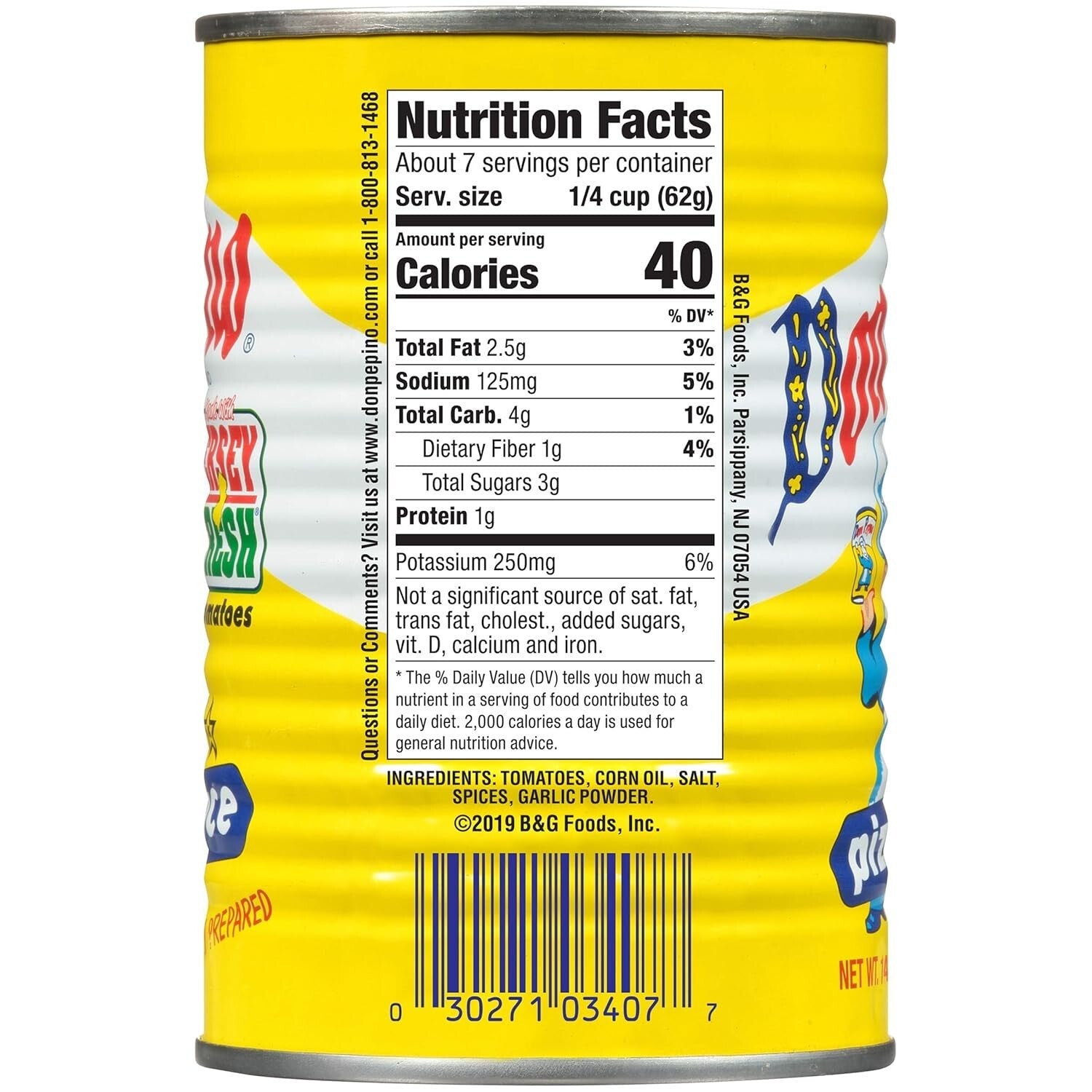 Authentic Pizza Sauce, 14.5oz, Pack of 12 - Cholesterol-Free Italian Flavor