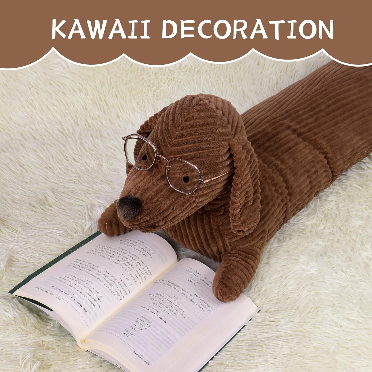 Cute 36-Inch Dachshund Stuffed Animal - Perfect Gift for Kids and Animal Lovers