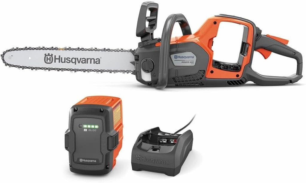 Battery-Powered Power Axe 350i Chainsaw: 25% More Power Boost Mode Included