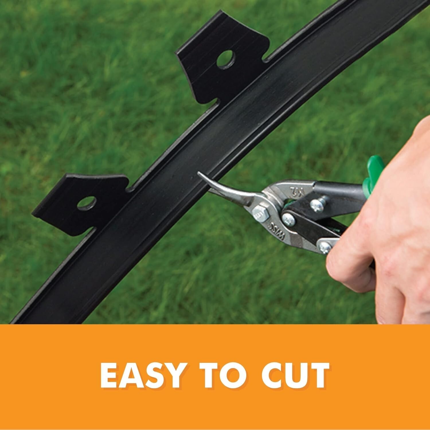 Flexible No-Dig Landscape Edging with Tall Wall Design - 90' Installation Kit