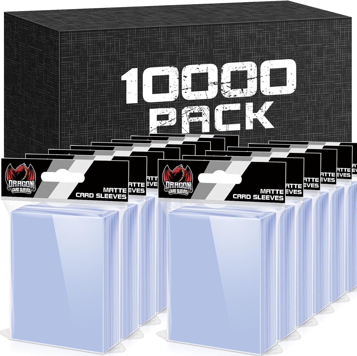 100 Pack Clear Plastic Trading Card Sleeves - Perfect Protectors for Collectors