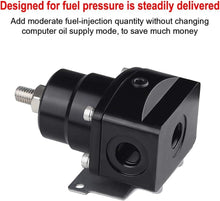 Load image into Gallery viewer, Precision Adjustable Fuel Pressure Regulator with 1-3/4'' Gauge &amp; Aluminum Frame