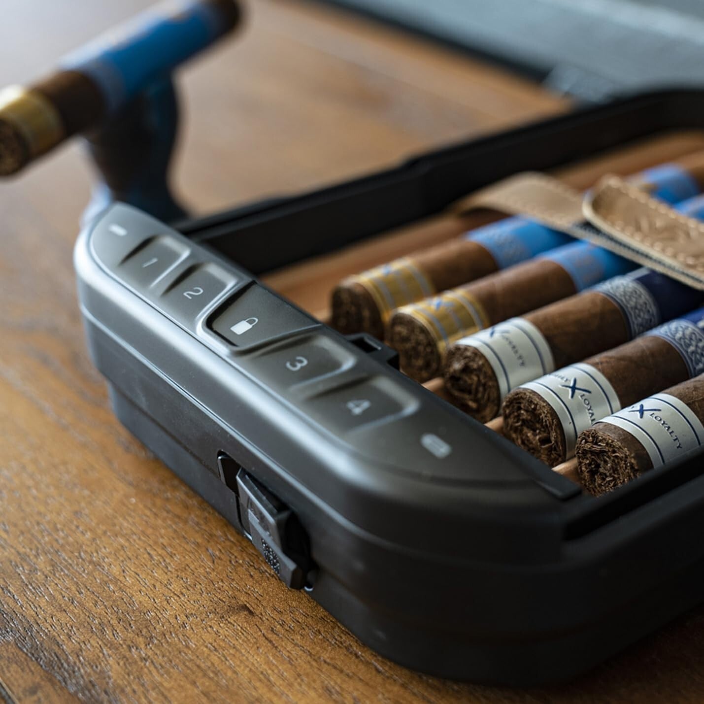 Waterproof Portable Humidor with Electronic Lock - Ultimate Travel Cigar Case