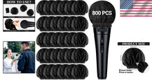 Load image into Gallery viewer, Soft Touch Microphone Windscreen Covers - 800 Pcs, Perfect for Karaoke &amp; Studios