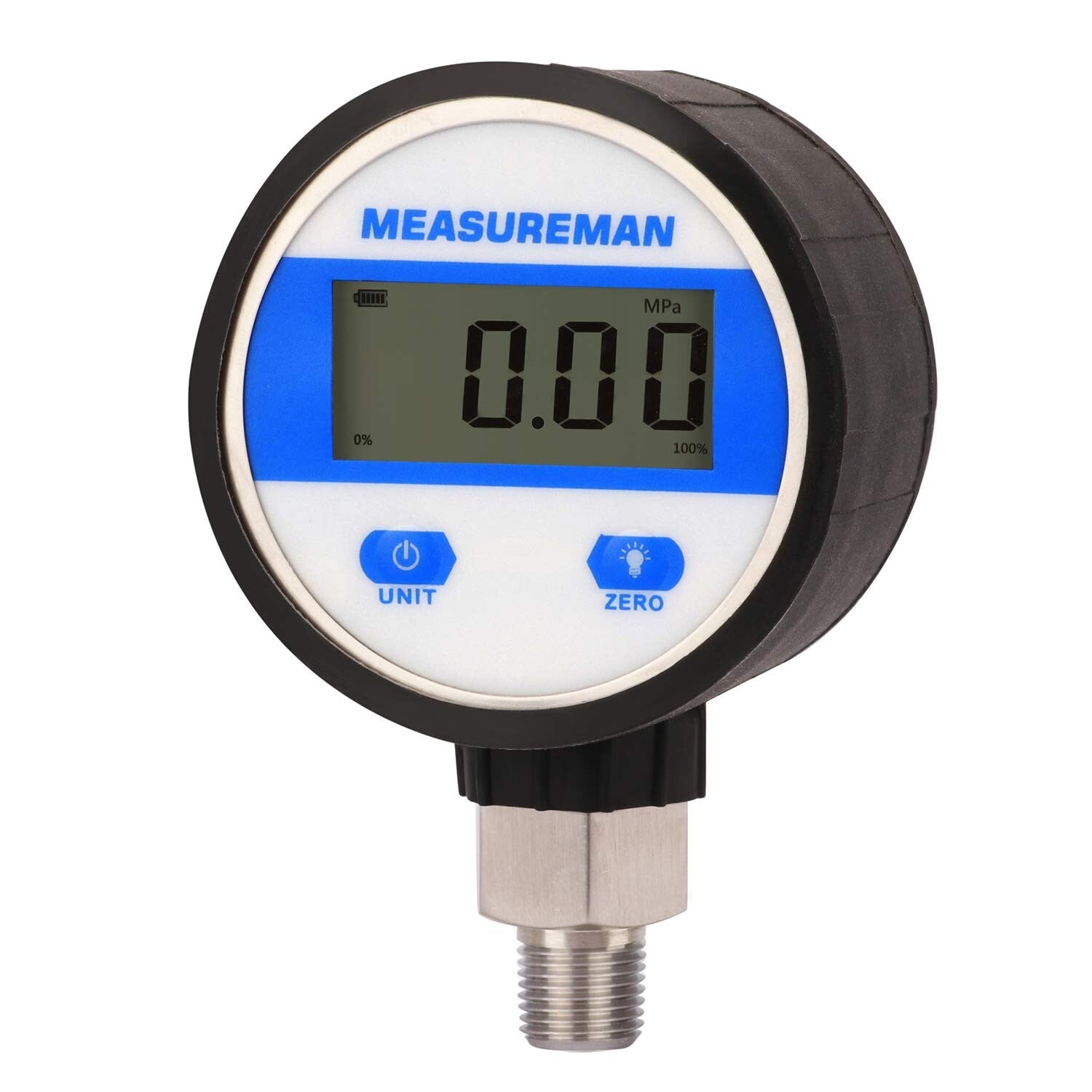 Compact 2-1/2" Stainless Steel Gauge for Accurate -15psi Vacuum Measurement