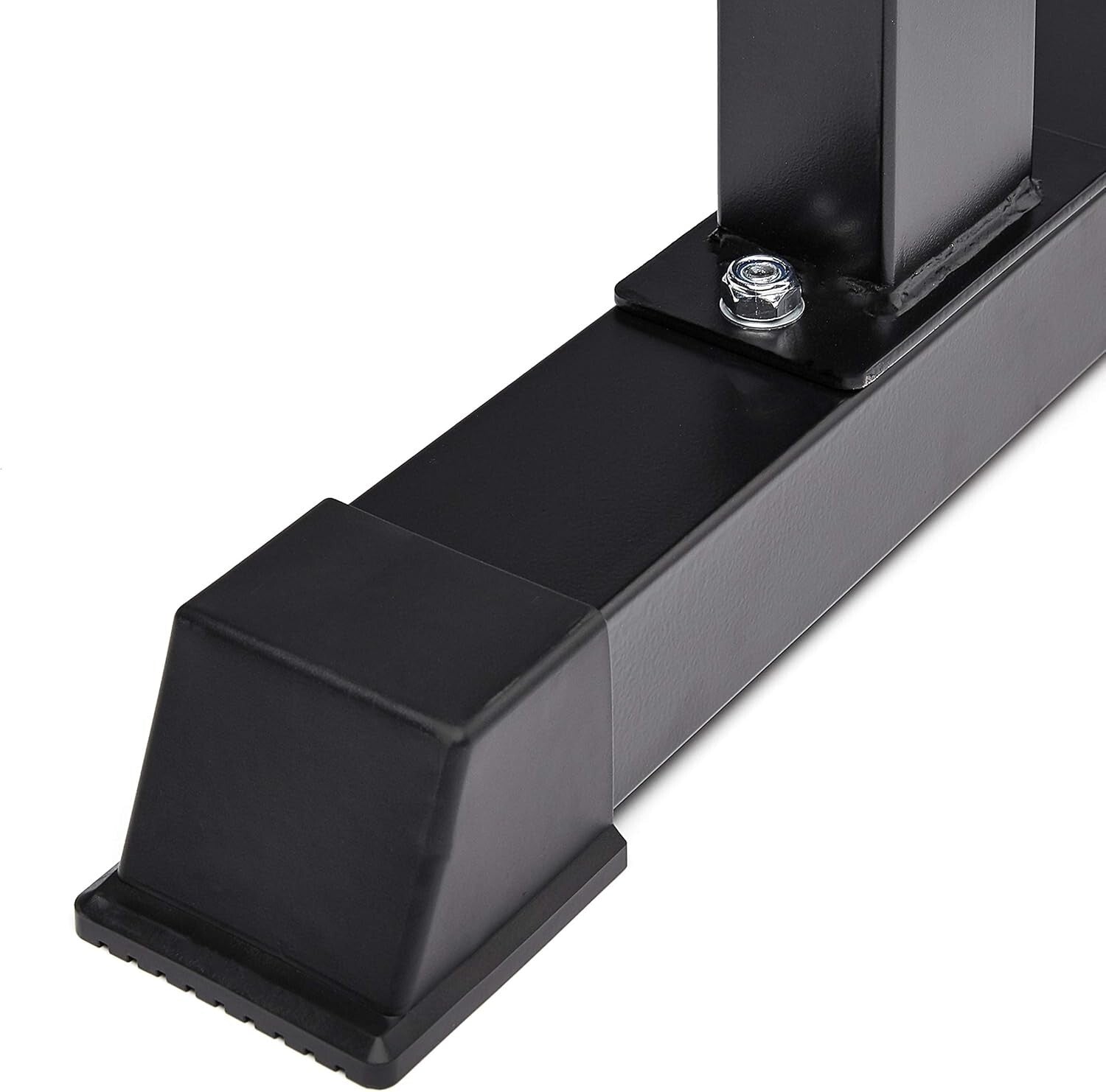 Easy Assembly Black Flat Weight Bench - Perfect for Small Spaces and Workouts