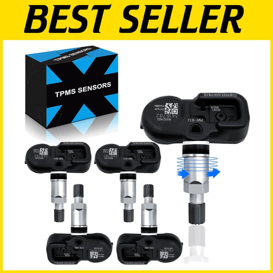 Durable Tire Pressure Sensors - Pre-Programmed for 2004-2016 Toyota & Lexus