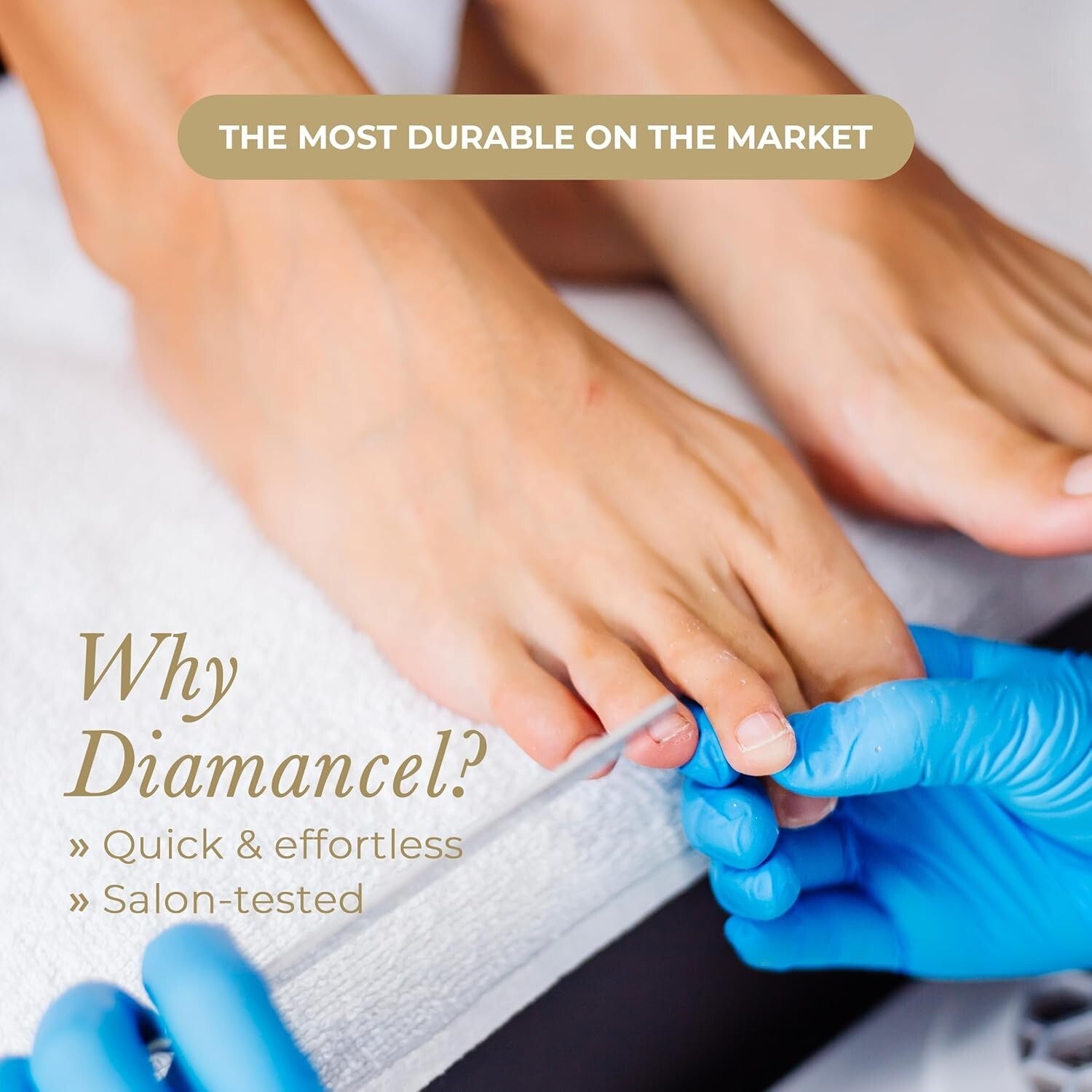 Durable Diamond Toenail & Fingernail File - Coarse Grit for Easy Grooming