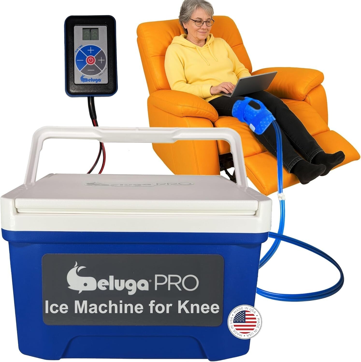 Cold Water Circulation Ice Machine for Knee Injuries – Lightweight & Effective