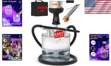 Load image into Gallery viewer, Complete Shisha Hookah Set with Carrying Bag - Perfect for Outdoor Fun &amp; Parties