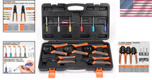 Load image into Gallery viewer, Comprehensive 12-Pc Crimping Kit: Weather Pack &amp; Deutsch Tools for Professionals