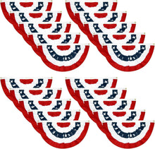 Load image into Gallery viewer, Durable 20PCS American Flag Bunting Set - Fade-Resistant Flags for 4th of July