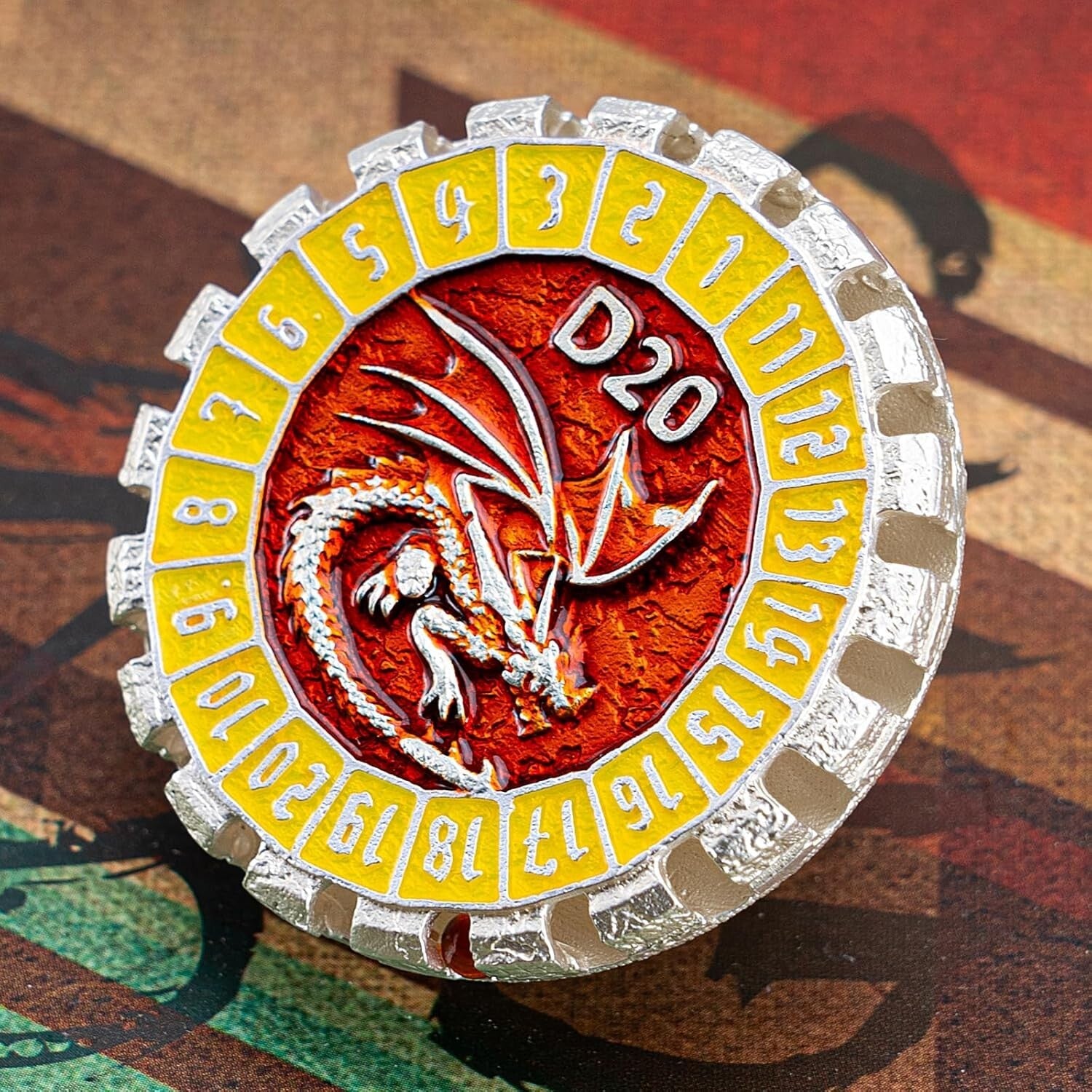 Exquisite Polyhedral Metal Dice Set for Dungeons and Dragons - Gift Ready Box