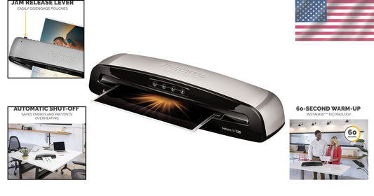 12.5 Inch Satin Thermal Laminator - Rapid 1 Minute Warm-Up & Jam-Free Operation