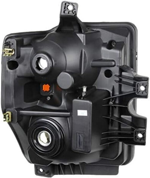 Chrome Amber Headlights Replacement for 08-10 F-250/F-350/F-450/F-550 Super Duty