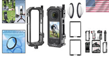 Load image into Gallery viewer, Premium Camera Protection Kit: Aluminum Housing &amp; 2x 9H Glass Screen Protectors