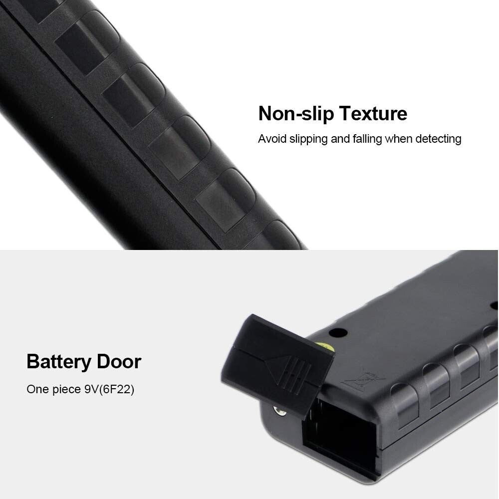 Ultrasonic Automotive Noise Finder Stethoscope with LED Signal Indicator - Black