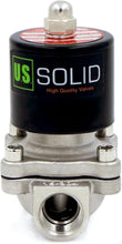 Load image into Gallery viewer, Compact 1/2" Stainless Steel 12V DC Solenoid Valve - Ideal for DIY Projects