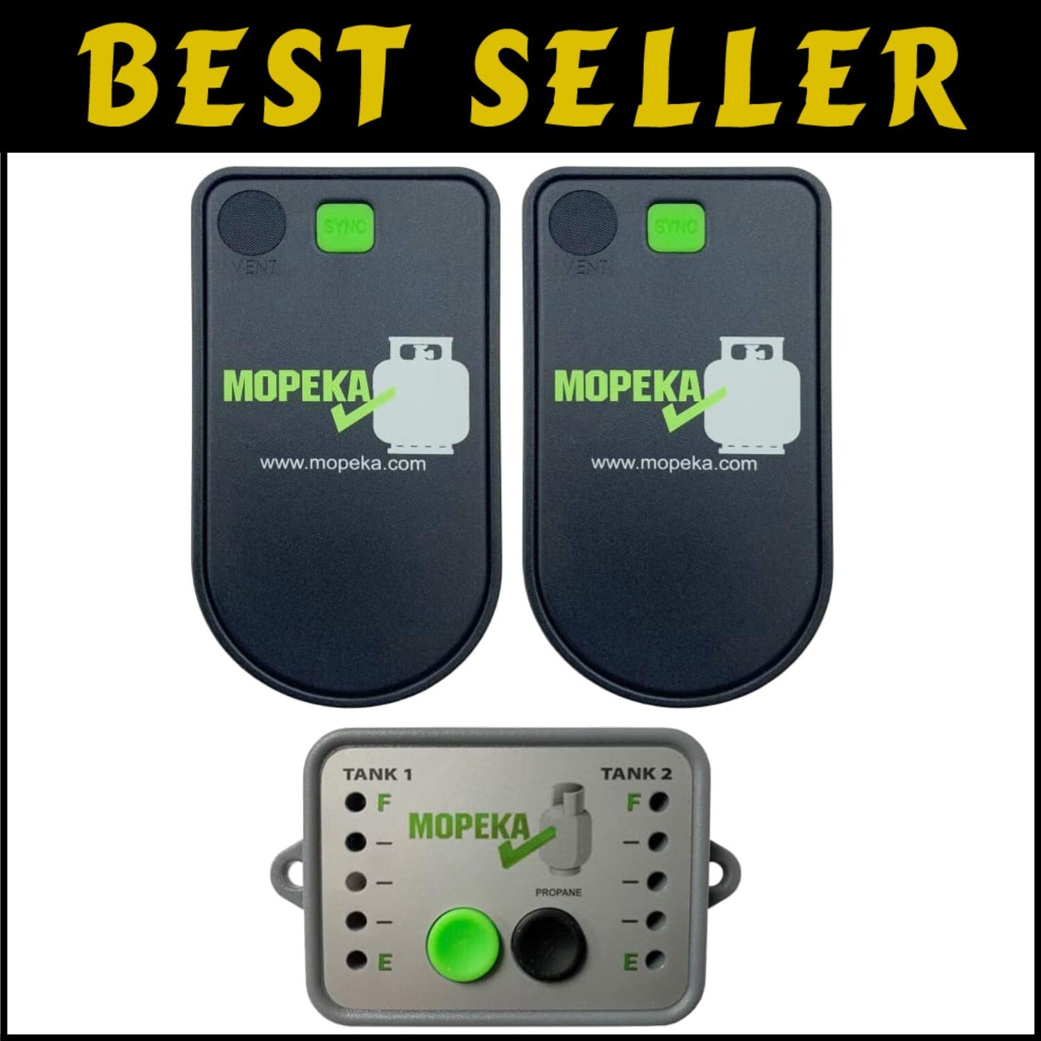 Automatic LP Tank Monitor Kit with Bluetooth Connectivity for Universal Fit