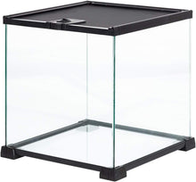 Load image into Gallery viewer, Interactive 8-Gallon Glass Terrarium for Geckos, Frogs, and Spiders - 12x12x12